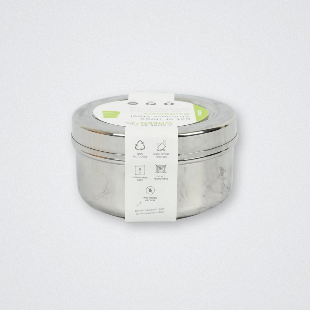 KOCHI Food container snack pot Stainless Steel, Plastic Free A Slice of Green, Recyclable Eco friendly