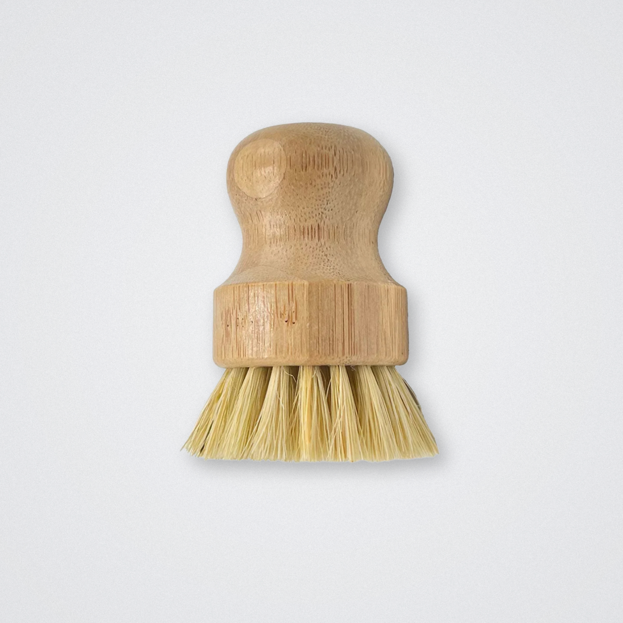 Kitchen Pot Brush Natural Bamboo Eco friendly biodegradable Sisal Brush stiff and medium