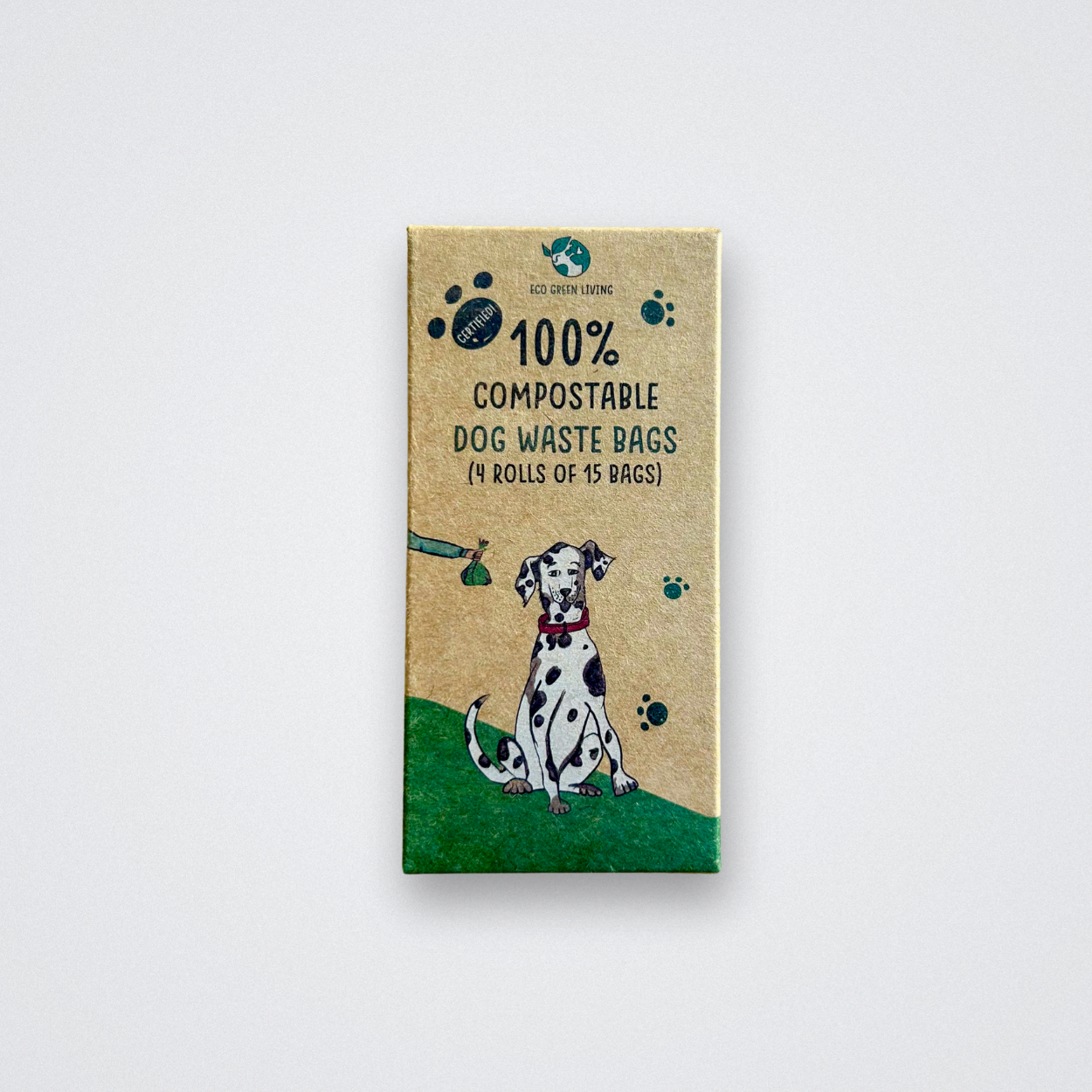 Compostable Biodegradable Plastic Free Dog Waste Poo Bag