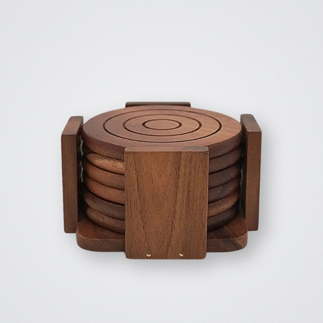 Acacia Wood Coaster Set of 5