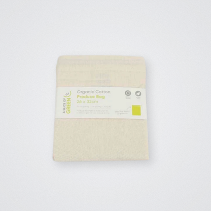 Organic Cotton Produce Bag Plastic Free Medium
