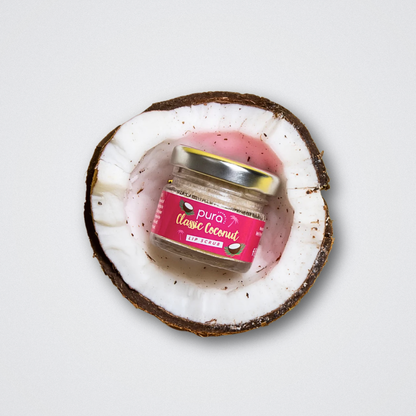 Pura Lip Scrub Classic Coconut Plastic Free Natural