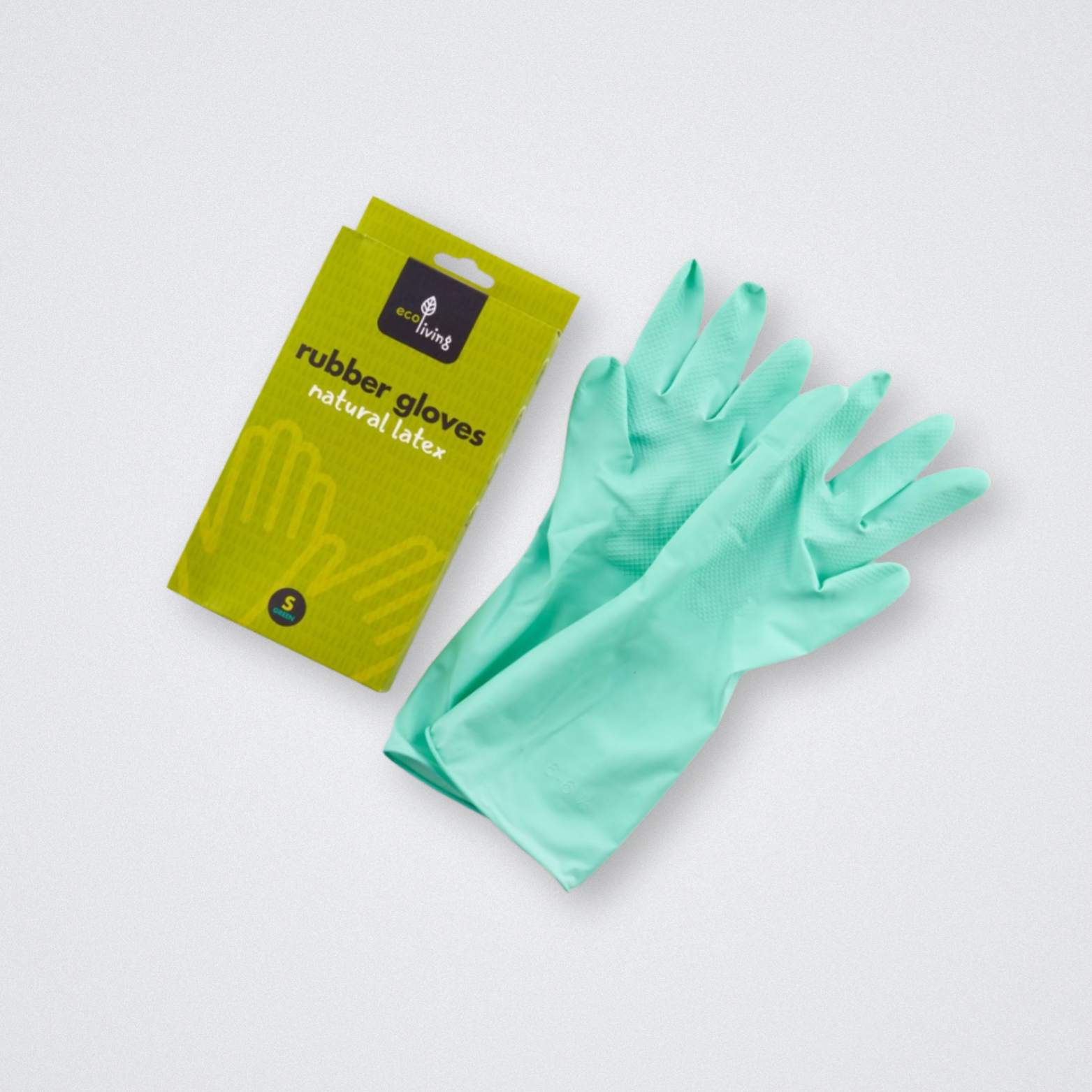 Natural Rubber Gloves Ecoliving Small Medium Large Extra Large Plastic Free Eco friendly