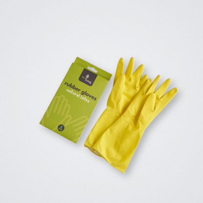 Natural Rubber Gloves Ecoliving Small Medium Large Extra Large Plastic Free Eco friendly