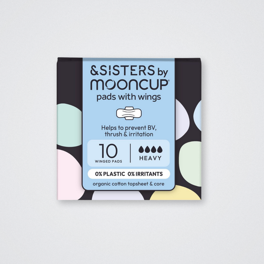 & Sisters by Mooncup Menstrual Pads with Wings Heavy