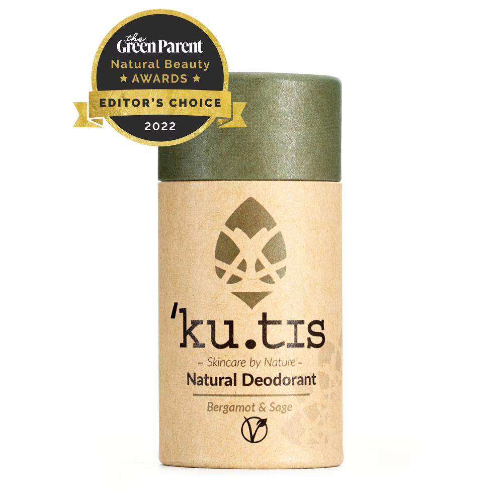 Kutis Natural Deodorant Bergamot Sage Vegan Plastic Free