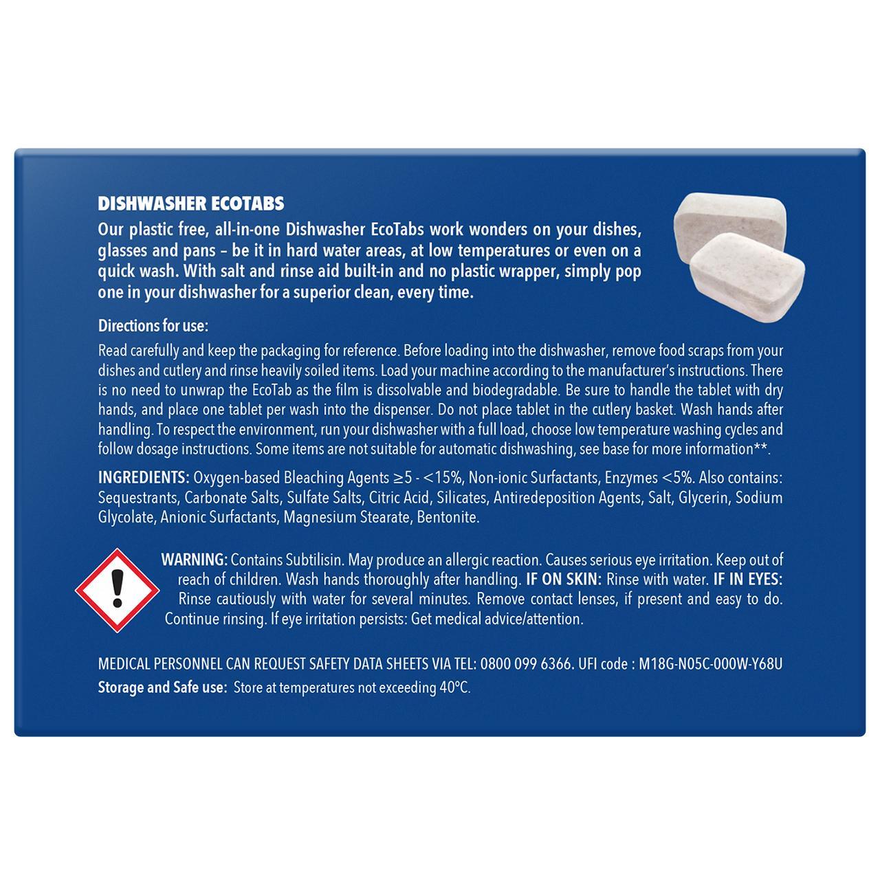 Ocean Saver Dishwasher Eco Tablets Plastics Free