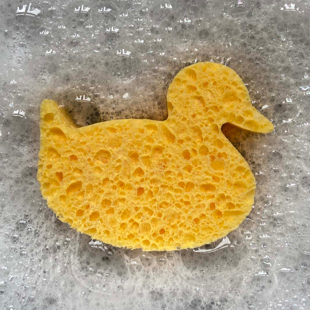 Cellulose Compostable Duck Sponge Plastic Free Natural Bath Sponge