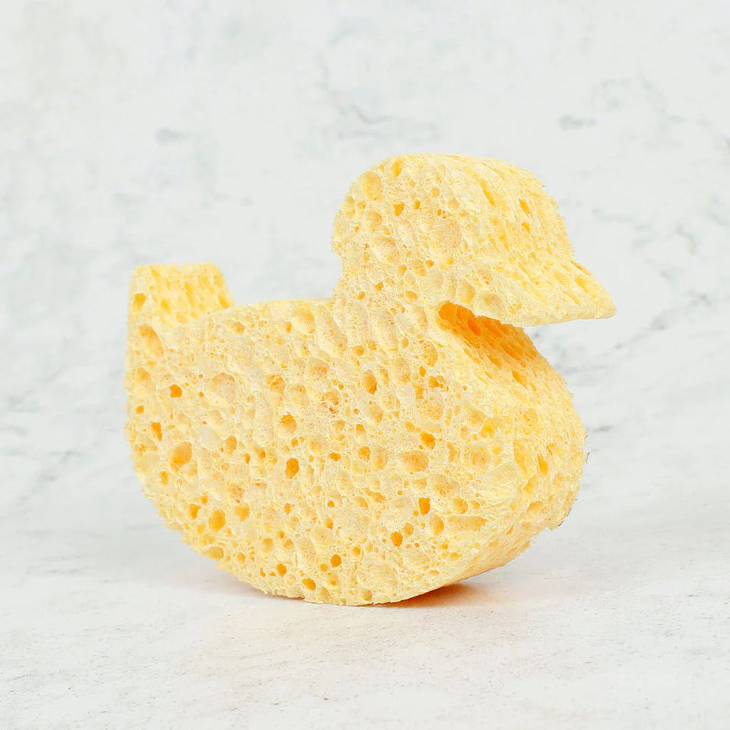 Cellulose Compostable Duck Sponge Plastic Free Natural Bath Sponge