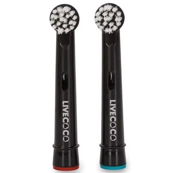 Live coco Oral B compatible eco friendly recyclable soft bristles junior brush heads kids