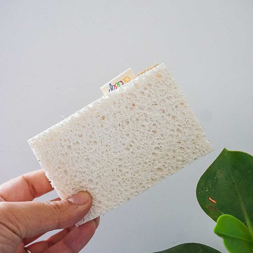 Sisal Plastic Free Vegan Natural Kitchen Sponge Scourer &keep Washing up