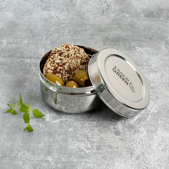 KOCHI Food container snack pot Stainless Steel, Plastic Free A Slice of Green, Recyclable Eco friendly