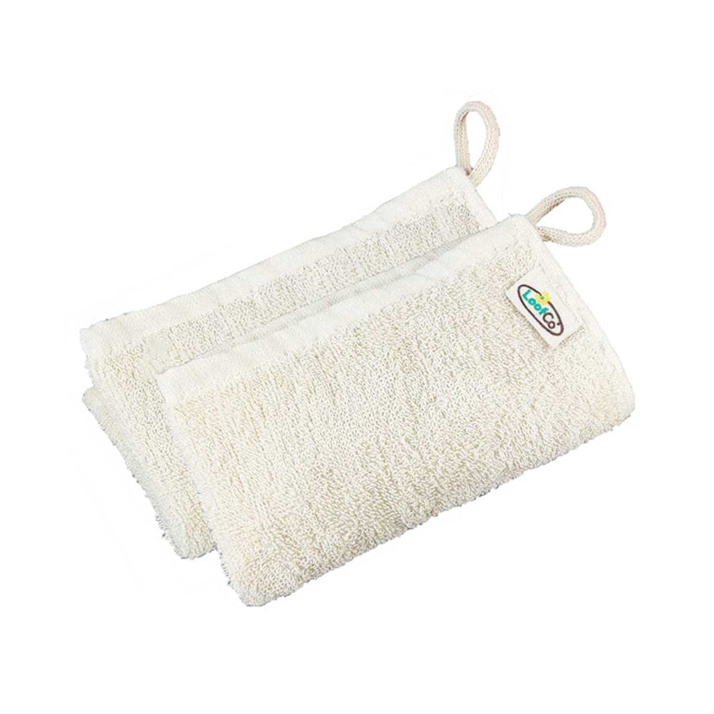 Loofco Kitchen Cloth Terry Cotton 2 Pack Natural Plastic Free