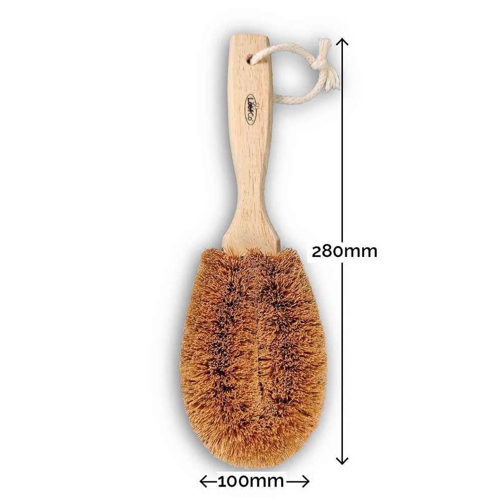 LoofCo Coconut Coir Garden Brush