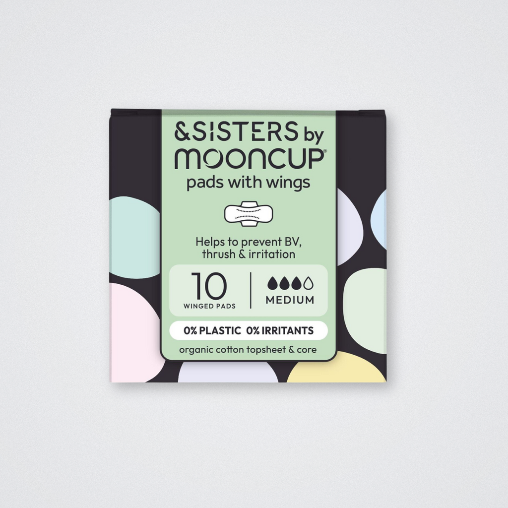 & Sisters by Mooncup Menstrual Pads with Wings Medium