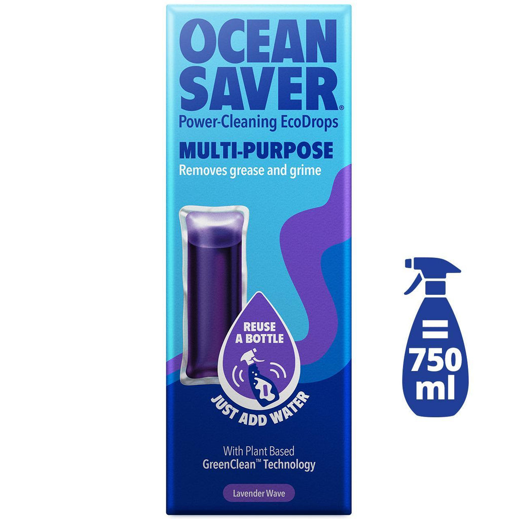 ocean saver multipurpose lavender wave ecodrop refill pods cleaning plastic free eco friendly