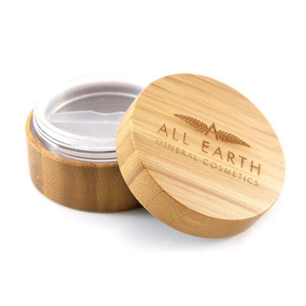 All Earth Mineral Cosmetics Bamboo Pot with Sifter