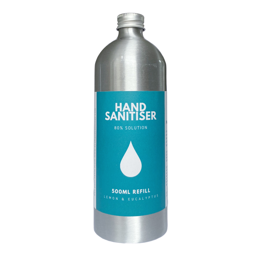 Plastics Free 500ml Hand Sanitiser REFILL