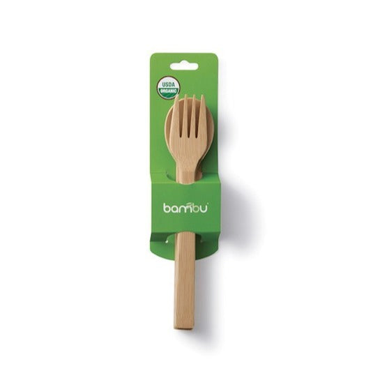 Bamboo Bambu Knife, Fork, Spoon Set Cutlery