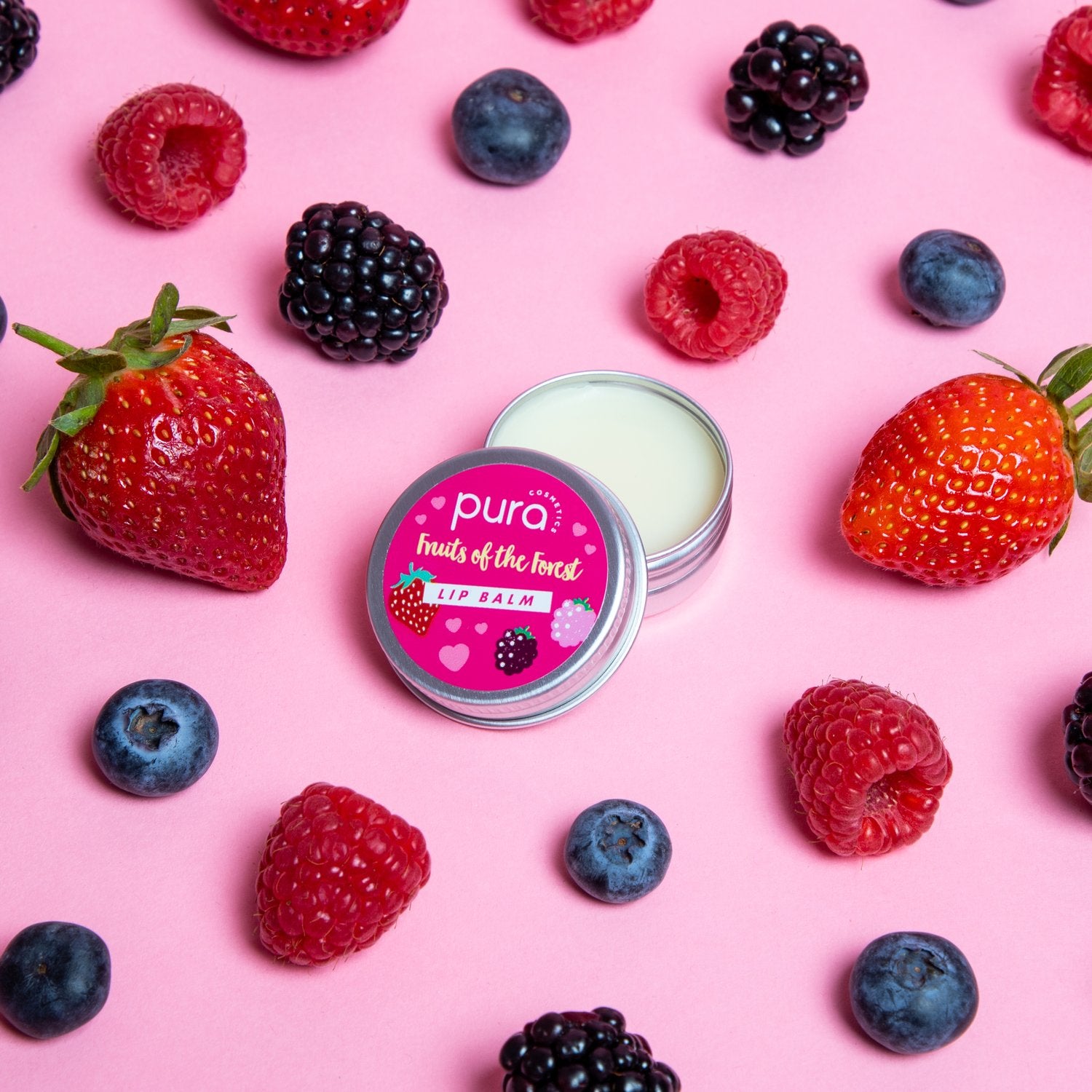 Pura Lip Balm Vegan Fruits of the forest 