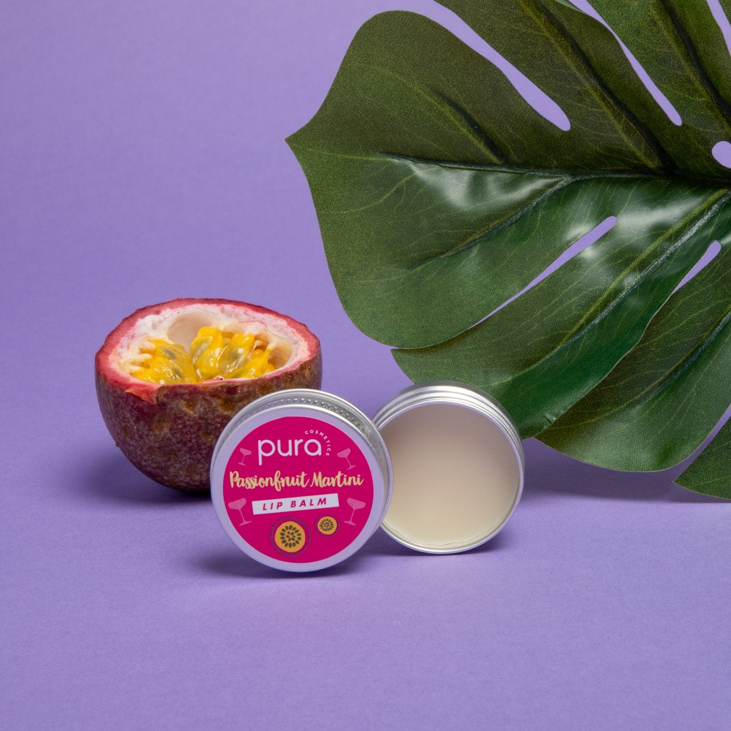Pura Lip Balm Vegan Passionfruit Martini