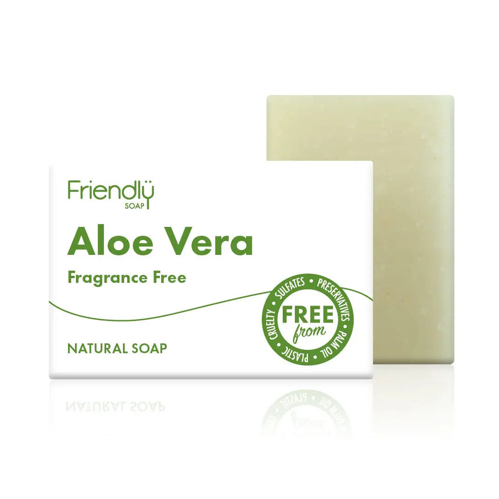 Friendly Body Soap Bar Aloe Vera Fragrance Free Handmade Natural Eco Friendly Sulfate Free Palm oil free