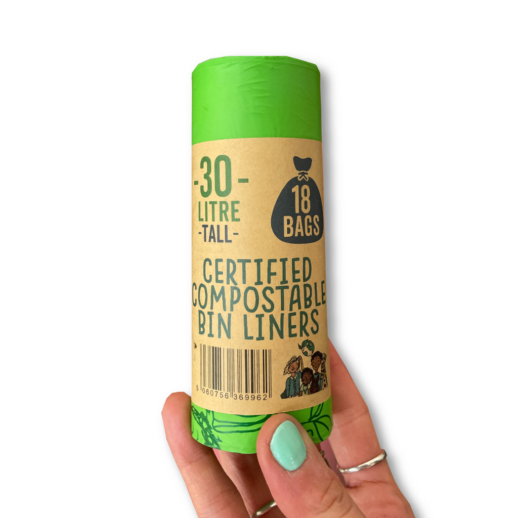 eco green living compostable bin liners 30l litres 