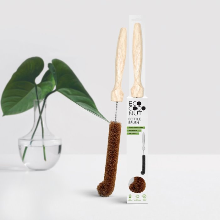 Eco coconut bottle brush vegan biodegrable
