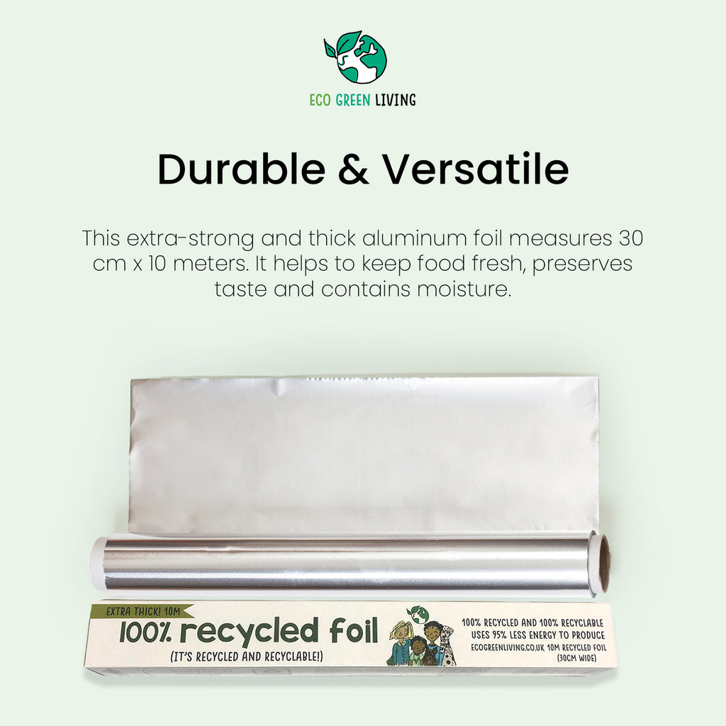 Eco Green Living Recycled Aluminium Foil Eco Friendly Recyclable 