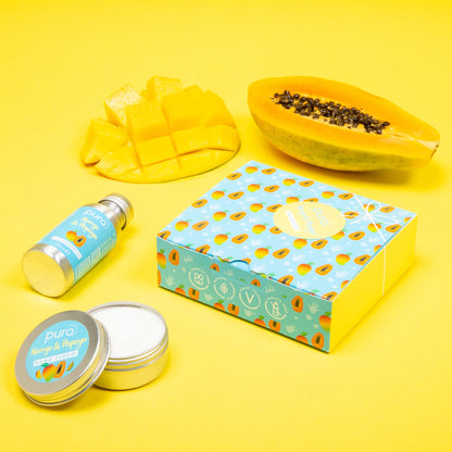 Pura Hand care set mango papaya hand serum hand care gift set