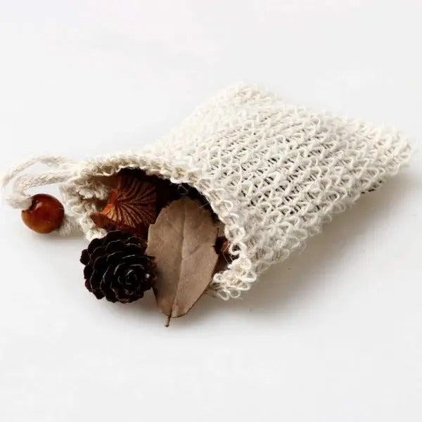 Soap Saver Pouch Natural Biodegradable Plastic Free Eco friendly Jute